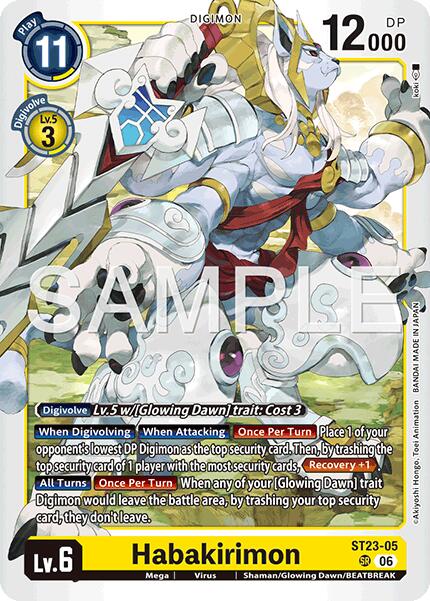 Habakirimon [ST23-05] [Starter Deck: Beatbreak] | Anubis Games and Hobby