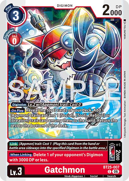 Gatchmon [BT25-007] [Dual Revolution] | Anubis Games and Hobby
