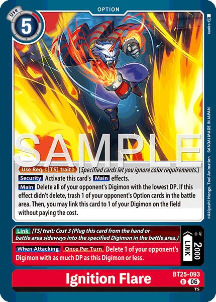 Ignition Flare [BT25-093] [Dual Revolution] | Anubis Games and Hobby