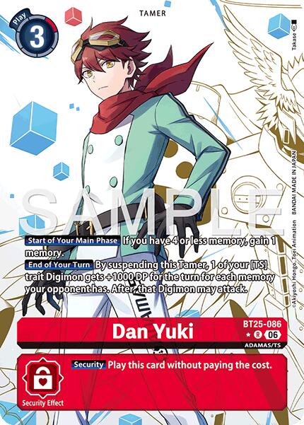 Dan Yuki [BT25-086] (Alternate Art) [Dual Revolution] | Anubis Games and Hobby