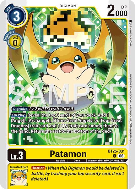 Patamon [BT25-031] [Dual Revolution] | Anubis Games and Hobby