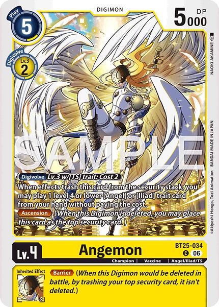 Angemon [BT25-034] [Dual Revolution] | Anubis Games and Hobby