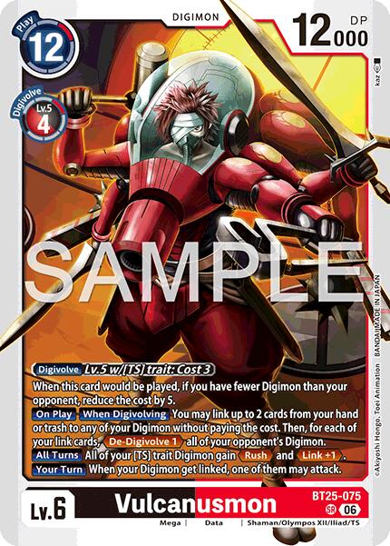 Vulcanusmon [BT25-075] [Dual Revolution] | Anubis Games and Hobby