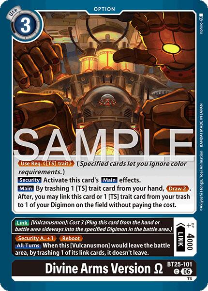 Divine Arms Version [BT25-101] [Dual Revolution] | Anubis Games and Hobby