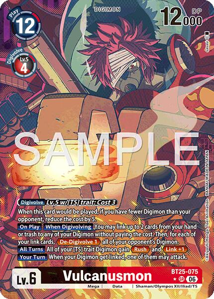 Vulcanusmon [BT25-075] (Alternate Art) [Dual Revolution] | Anubis Games and Hobby