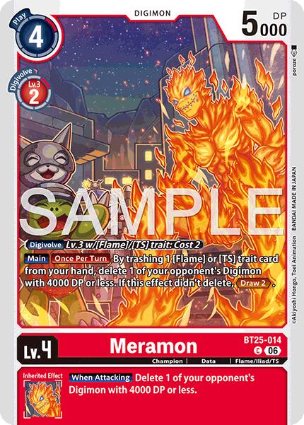 Meramon [BT25-014] [Dual Revolution] | Anubis Games and Hobby