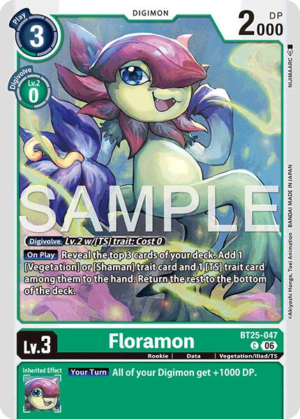 Floramon [BT25-047] [Dual Revolution] | Anubis Games and Hobby