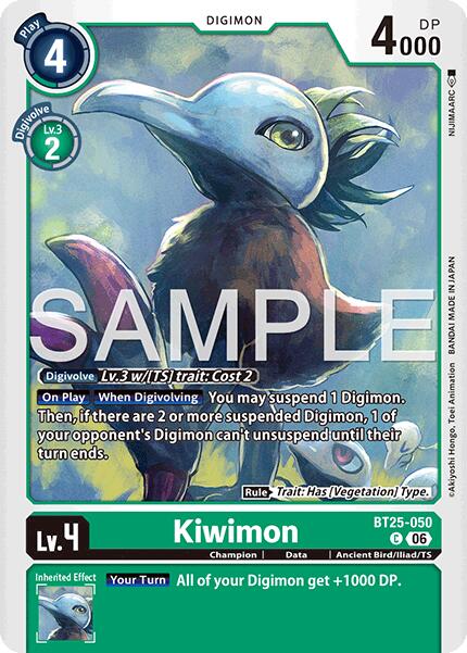 Kiwimon [BT25-050] [Dual Revolution] | Anubis Games and Hobby