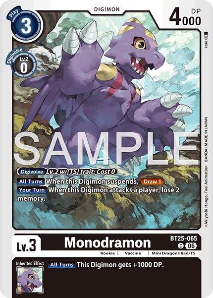 Monodramon [BT25-065] [Dual Revolution] | Anubis Games and Hobby
