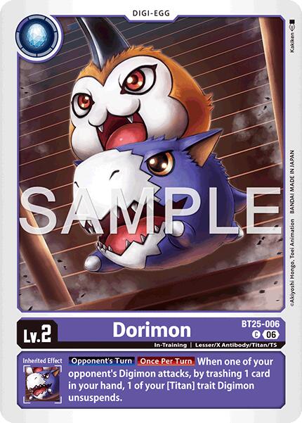 Dorimon [BT25-006] [Dual Revolution] | Anubis Games and Hobby