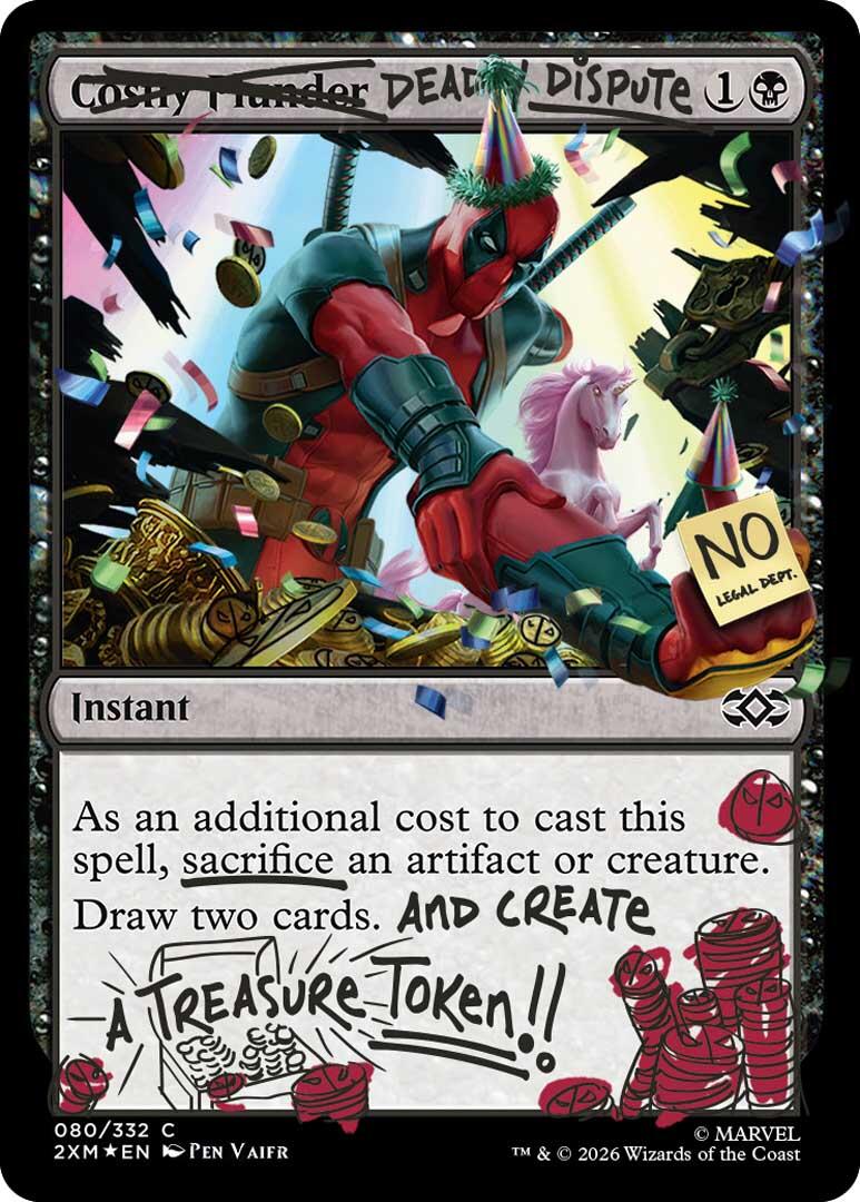 Deadly Dispute (080) (Pool Party Foil) [Secret Lair Drop Series] | Anubis Games and Hobby