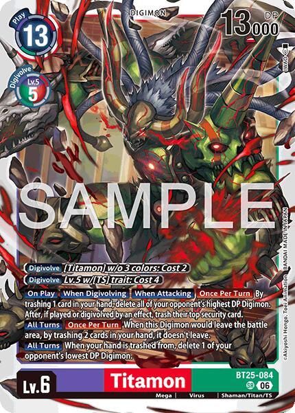 Titamon [BT25-084] [Dual Revolution] | Anubis Games and Hobby