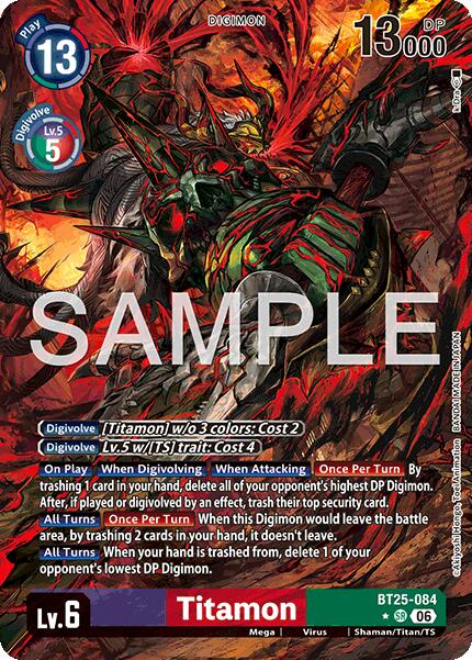 Titamon [BT25-084] (Alternate Art) [Dual Revolution] | Anubis Games and Hobby