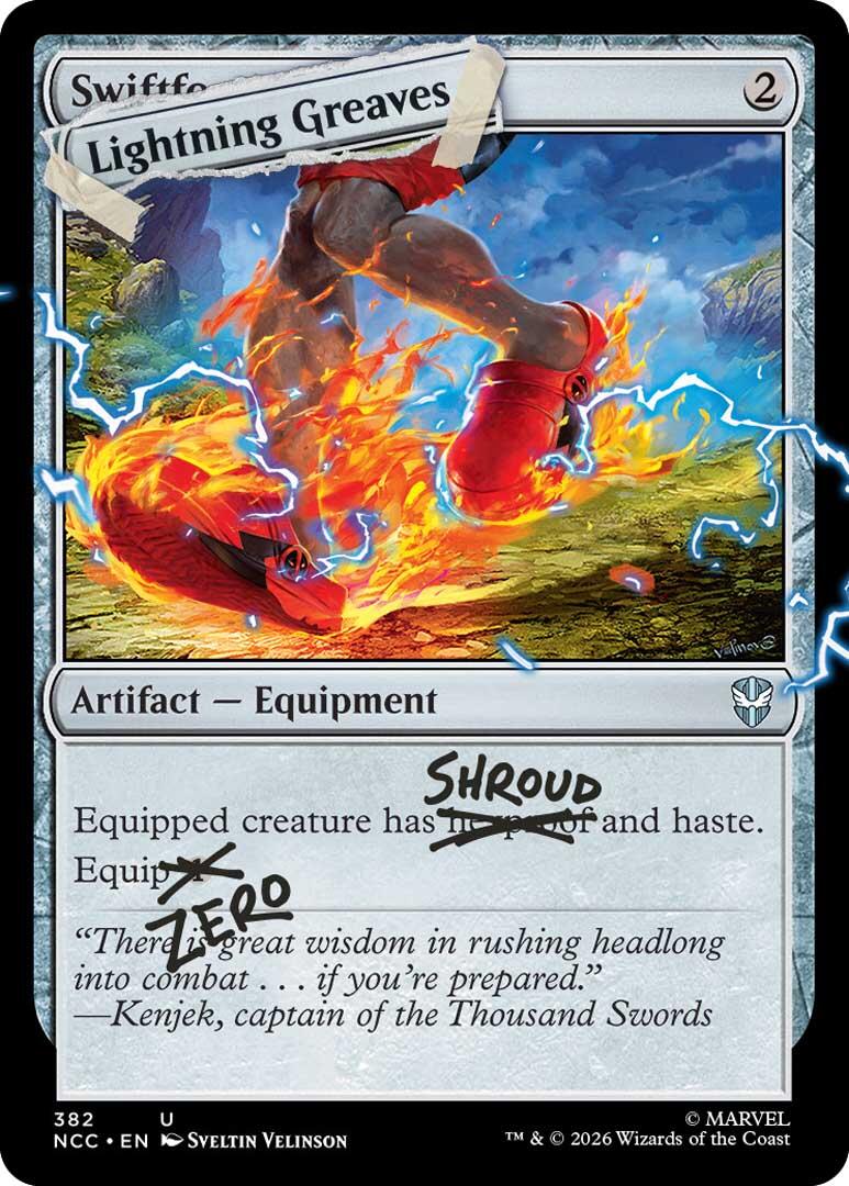 Lightning Greaves (382) [Secret Lair Drop Series] | Anubis Games and Hobby
