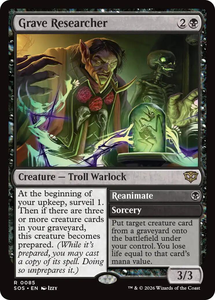 Grave Researcher [Secrets of Strixhaven] | Anubis Games and Hobby