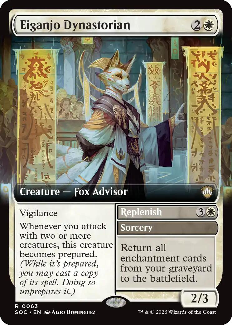 Eiganjo Dynastorian (Extended Art) [Secrets of Strixhaven Commander] | Anubis Games and Hobby