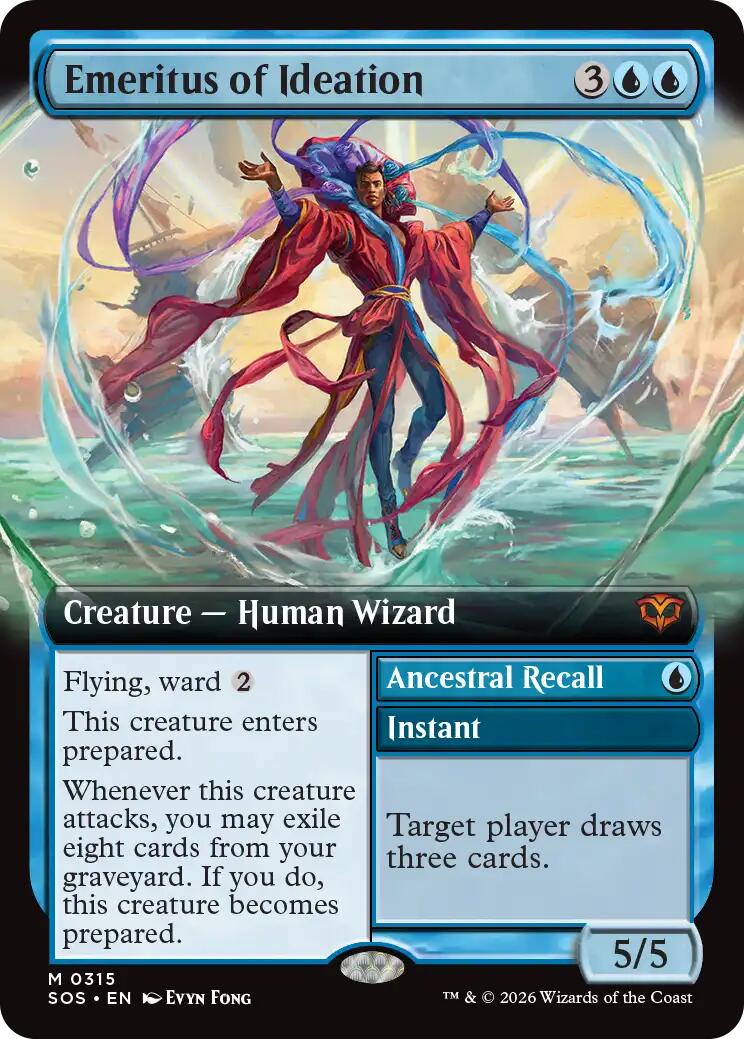 Emeritus of Ideation (Extended Art) [Secrets of Strixhaven] | Anubis Games and Hobby
