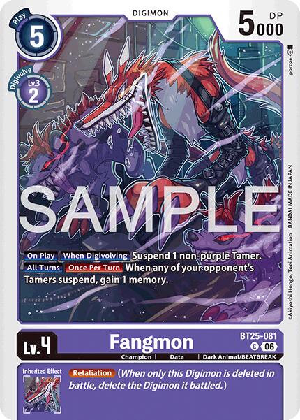 Fangmon [BT25-081] [Dual Revolution] | Anubis Games and Hobby