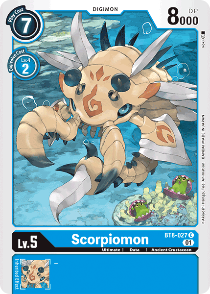 Scorpiomon [BT8-027] [New Awakening] | Anubis Games and Hobby