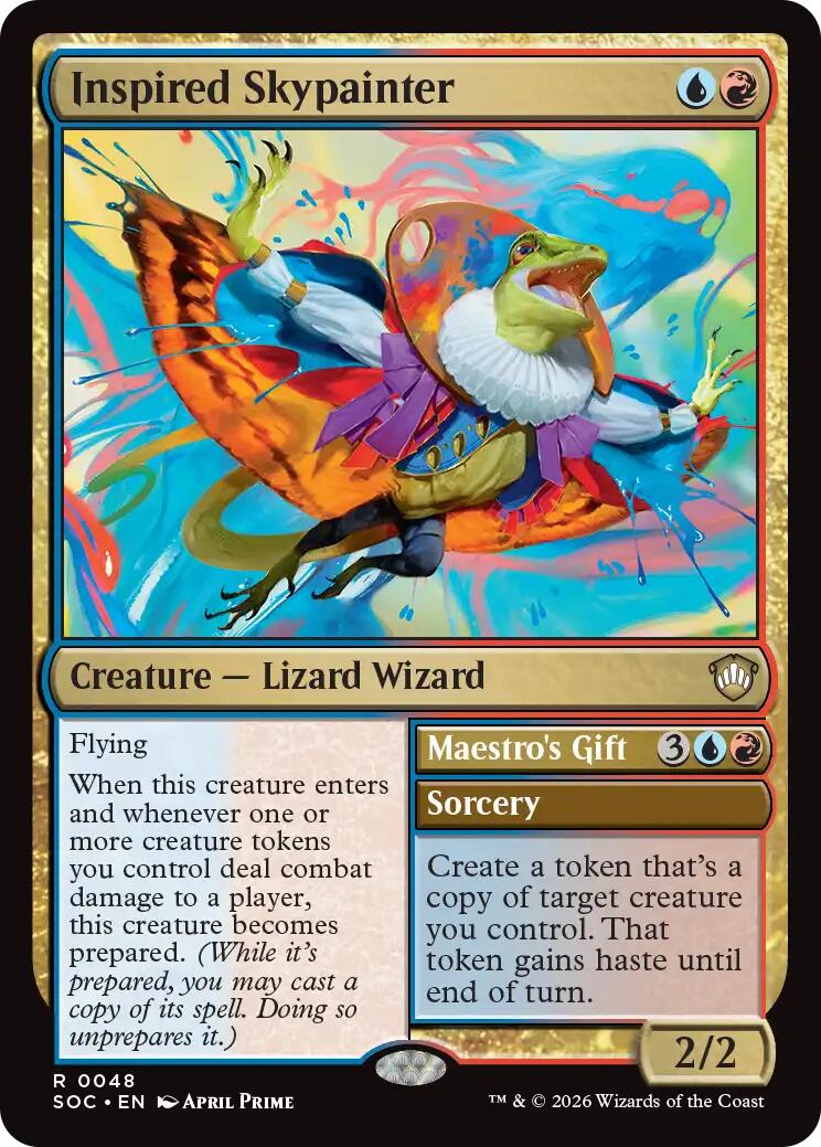 Inspired Skypainter [Secrets of Strixhaven Commander] | Anubis Games and Hobby