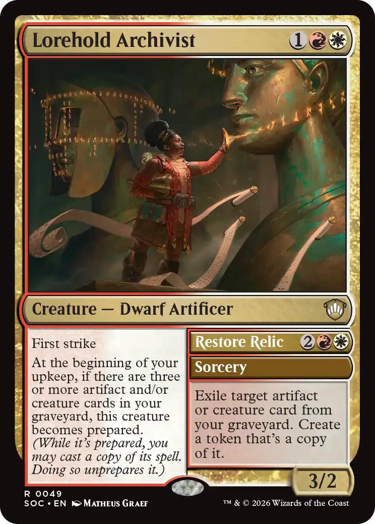Lorehold Archivist [Secrets of Strixhaven Commander] | Anubis Games and Hobby