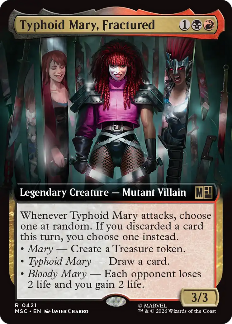 Typhoid Mary, Fractured (Extended Art) [Marvel Super Heroes Commander] | Anubis Games and Hobby