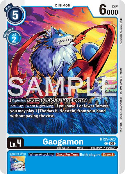 Gaogamon [BT25-023] [Dual Revolution] | Anubis Games and Hobby