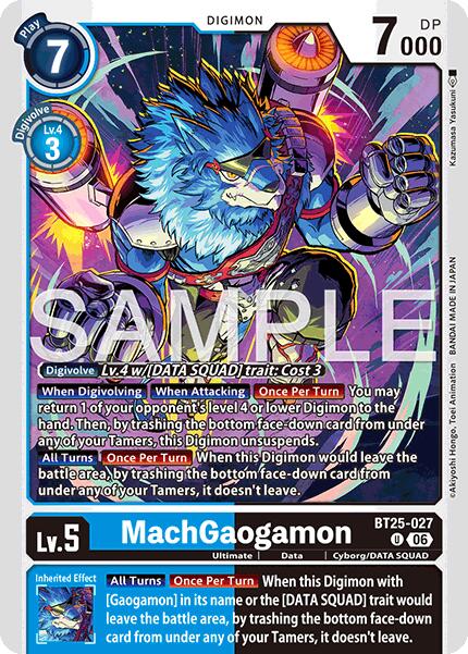 MachGaogamon [BT25-027] [Dual Revolution] | Anubis Games and Hobby