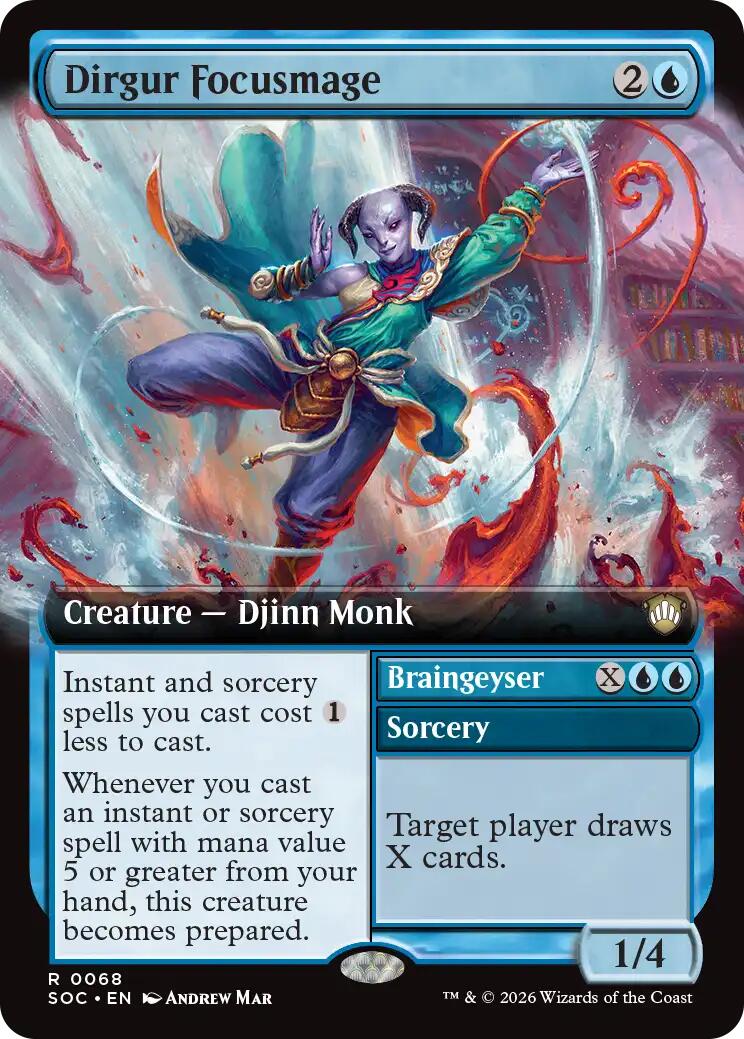 Dirgur Focusmage (Extended Art) [Secrets of Strixhaven Commander] | Anubis Games and Hobby