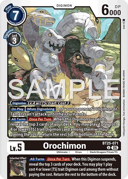 Orochimon [BT25-071] [Dual Revolution] | Anubis Games and Hobby