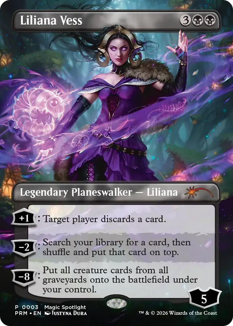 Liliana Vess (Borderless) [Spotlight Series] | Anubis Games and Hobby