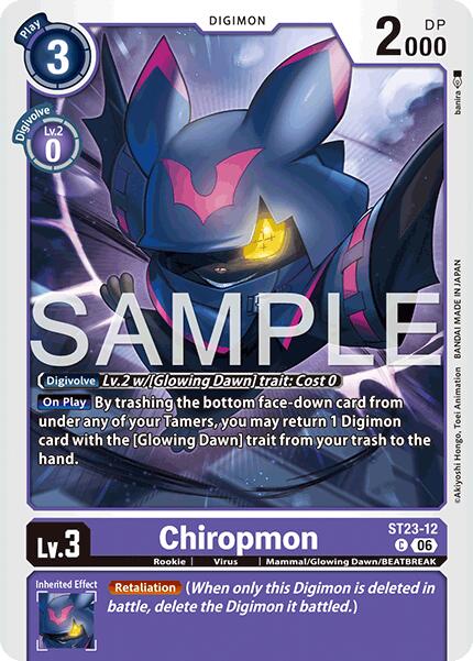 Chiropmon [ST23-12] [Starter Deck: Beatbreak] | Anubis Games and Hobby