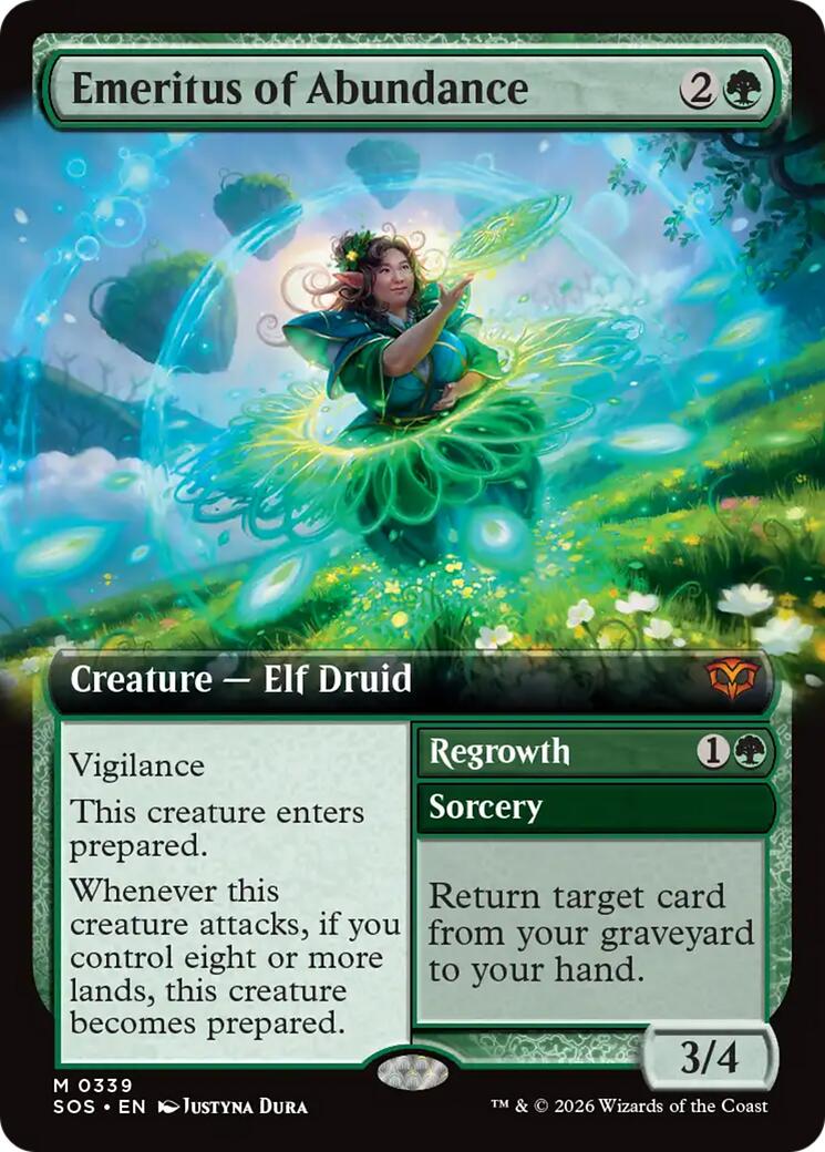 Emeritus of Abundance (Extended Art) [Secrets of Strixhaven] | Anubis Games and Hobby