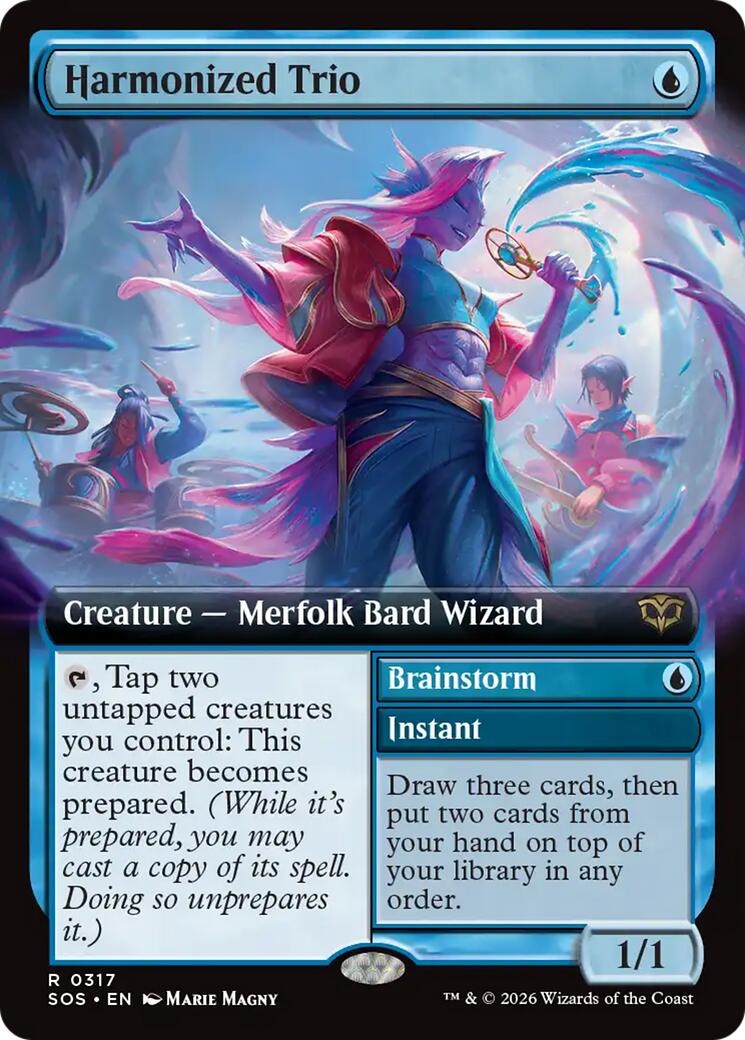 Harmonized Trio (Extended Art) [Secrets of Strixhaven] | Anubis Games and Hobby