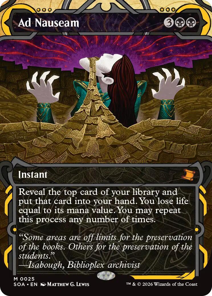 Ad Nauseam [Secrets of Strixhaven: Mystical Archive] | Anubis Games and Hobby