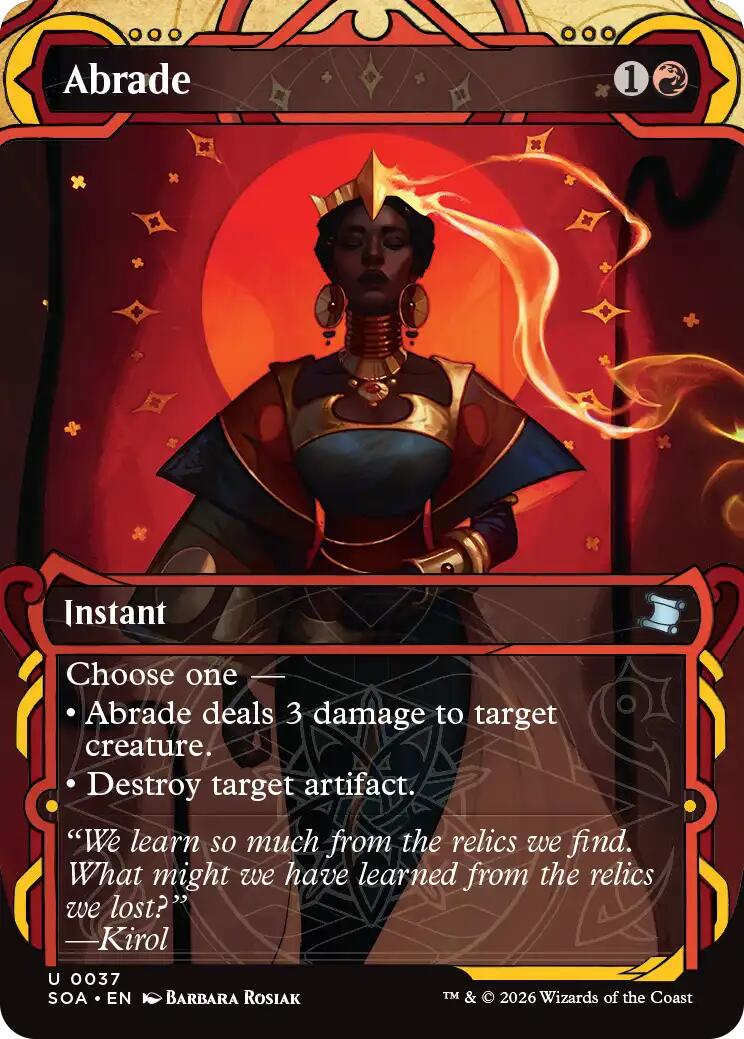 Abrade [Secrets of Strixhaven: Mystical Archive] | Anubis Games and Hobby