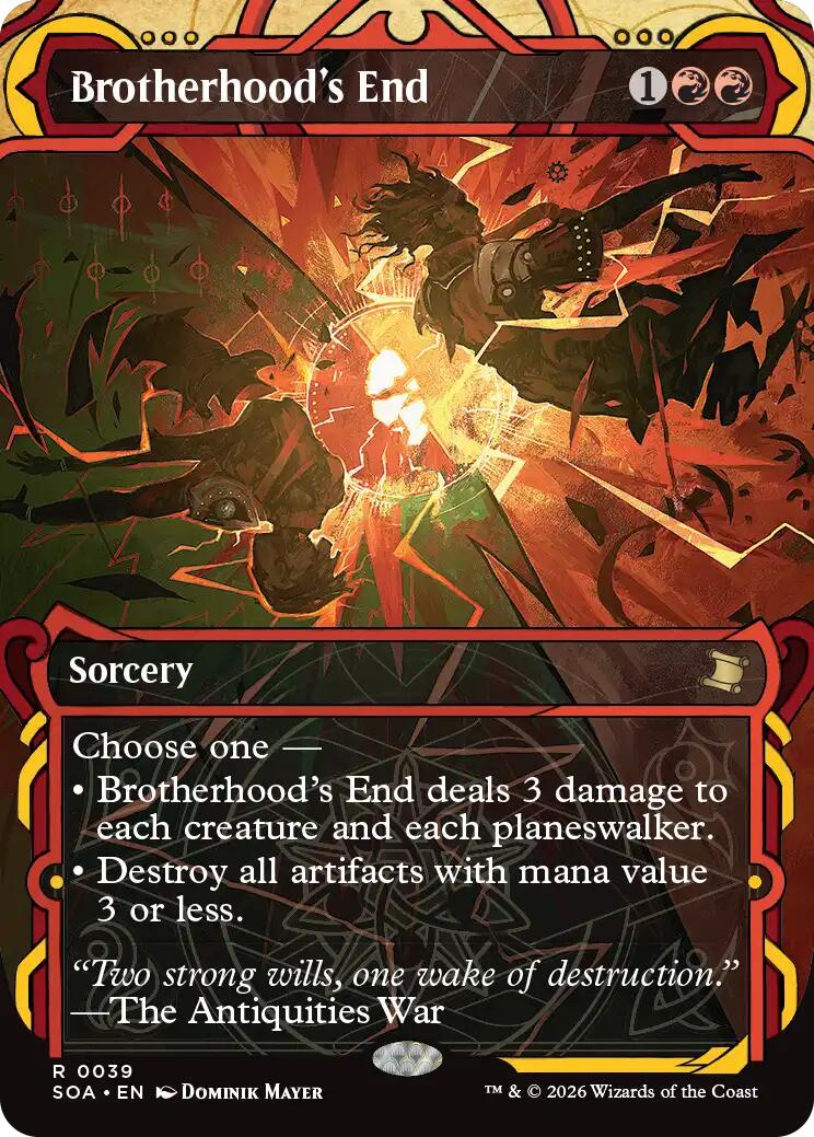 Brotherhood's End [Secrets of Strixhaven: Mystical Archive] | Anubis Games and Hobby
