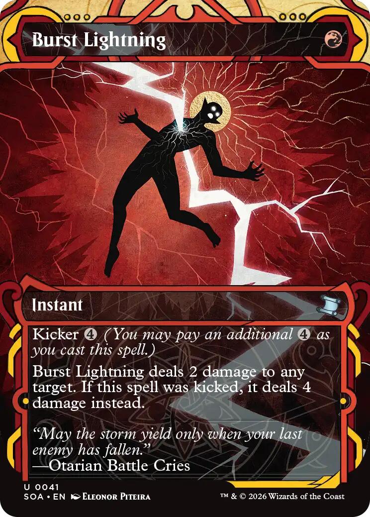 Burst Lightning [Secrets of Strixhaven: Mystical Archive] | Anubis Games and Hobby