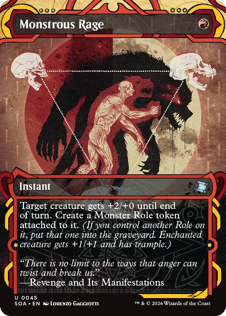 Monstrous Rage [Secrets of Strixhaven: Mystical Archive] | Anubis Games and Hobby