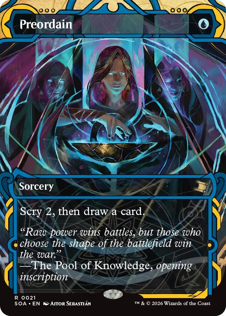 Preordain [Secrets of Strixhaven: Mystical Archive] | Anubis Games and Hobby