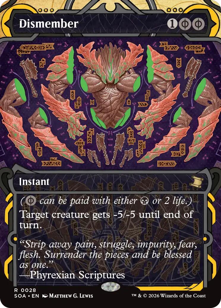 Dismember [Secrets of Strixhaven: Mystical Archive] | Anubis Games and Hobby