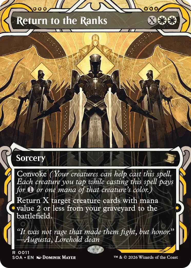 Return to the Ranks [Secrets of Strixhaven: Mystical Archive] | Anubis Games and Hobby