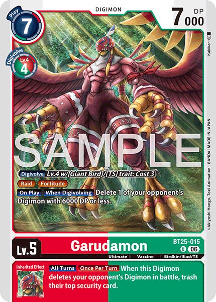Garudamon [BT25-015] [Dual Revolution] | Anubis Games and Hobby