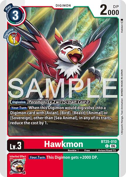 Hawkmon [BT25-010] [Dual Revolution] | Anubis Games and Hobby