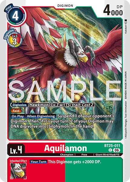 Aquilamon [BT25-011] [Dual Revolution] | Anubis Games and Hobby