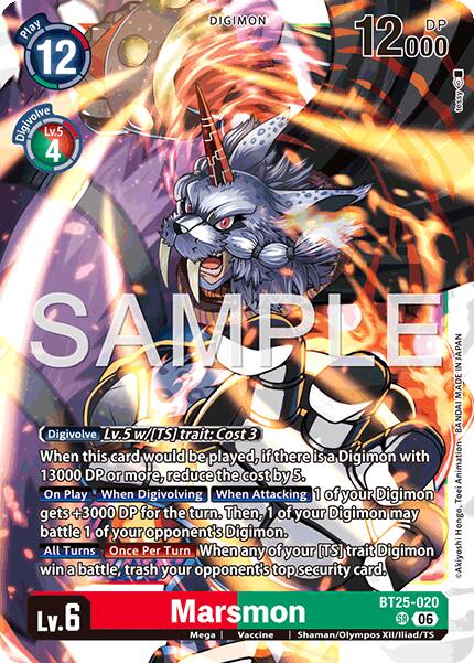 Marsmon [BT25-020] [Dual Revolution] | Anubis Games and Hobby