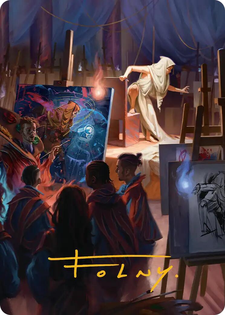 Archaeomancer Art Card (Gold-Stamped Signature) [Secrets of Strixhaven Art Series] | Anubis Games and Hobby