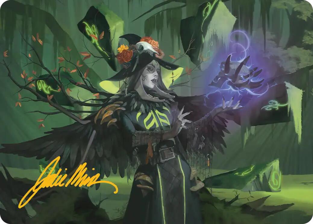 Emeritus of Woe Art Card (Gold-Stamped Signature) [Secrets of Strixhaven Art Series] | Anubis Games and Hobby