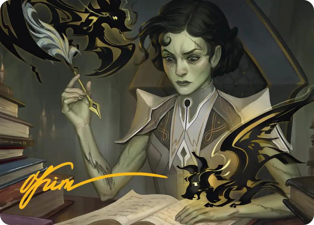 Eternal Student Art Card (Gold-Stamped Signature) [Secrets of Strixhaven Art Series] | Anubis Games and Hobby