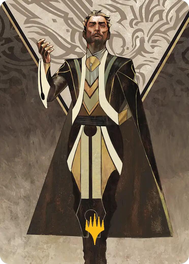 Ral Zarek, Guest Lecturer Art Card (Gold-Stamped Planeswalker Symbol) [Secrets of Strixhaven Art Series] | Anubis Games and Hobby